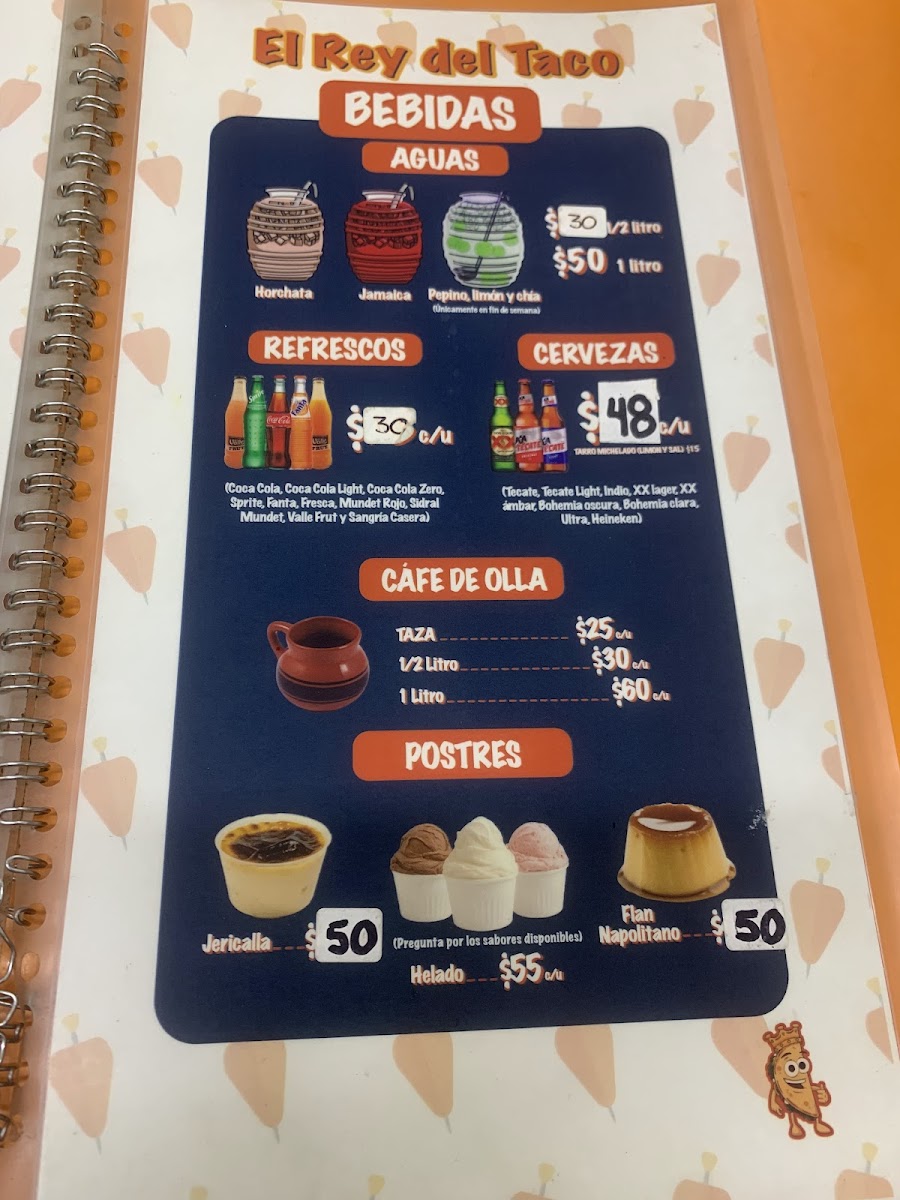 Taqueria El Rey del Taco Menu - Image 2